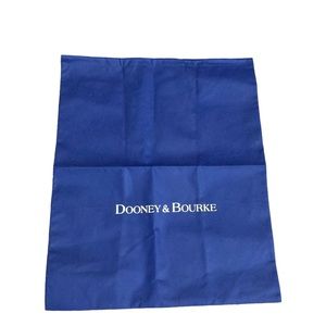 Dooney & Bourke Extra Large Navy Dust Bag Storage Designer Logo Spellout